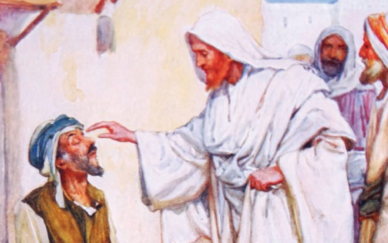 Jesus and the blind man