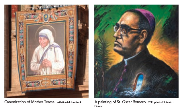 Mother Teresa and Oscar Romero