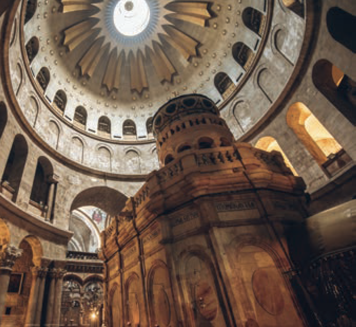 Interior of the Church of the Holy Sepulchre