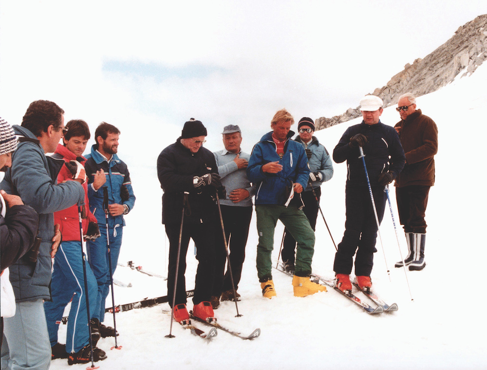 Pope John Paul II prays