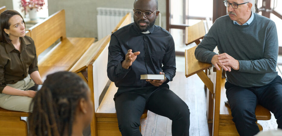 pastor speaking