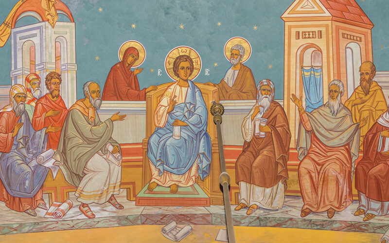 Jesus lost in temple