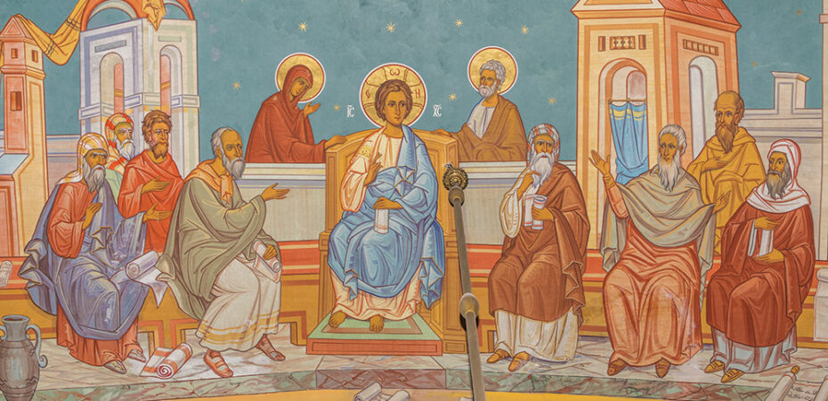 Jesus lost in temple