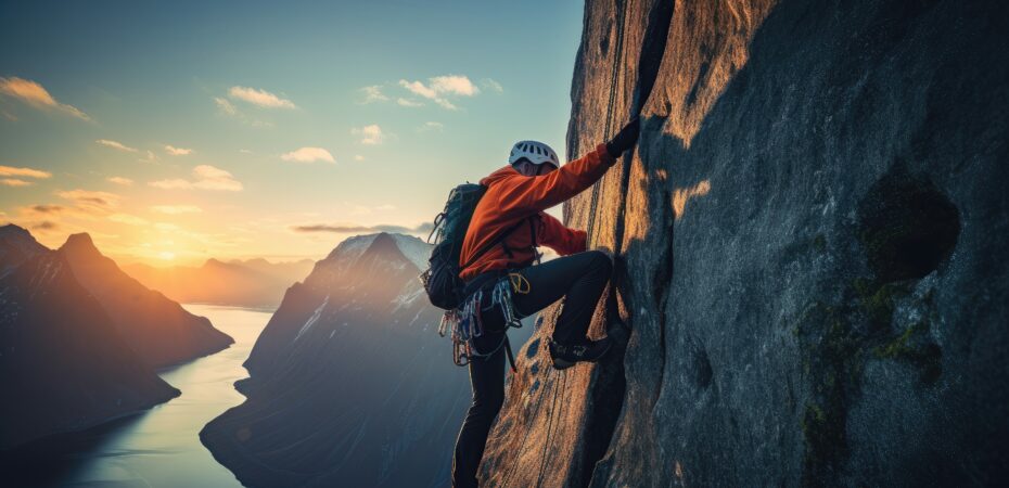 rock climbing
